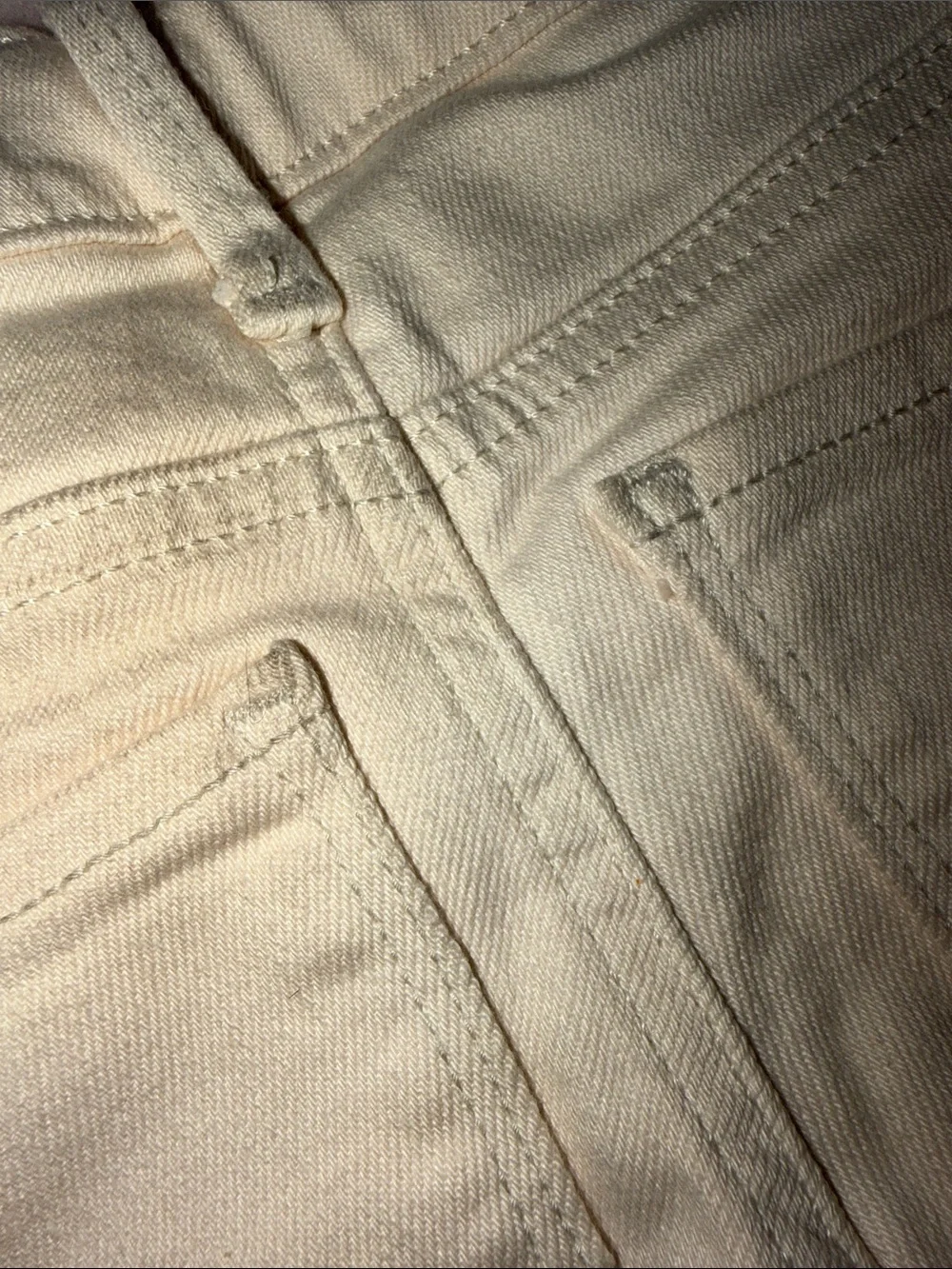 Old Navy Cream-Colored Skinny Jeans